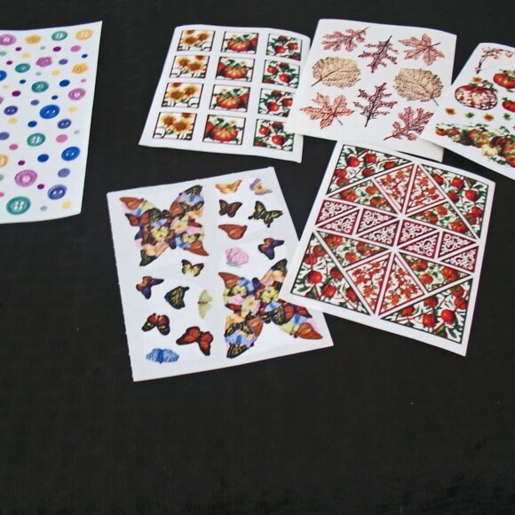 Creative Memories Stickers, Autumn, Butterfly, Buttons, ♥ - Picture 3 of 6